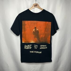 Kanye West Yeezy Season YZY Life of Saint Pablo Los Angeles GA Tour Merch Tee S